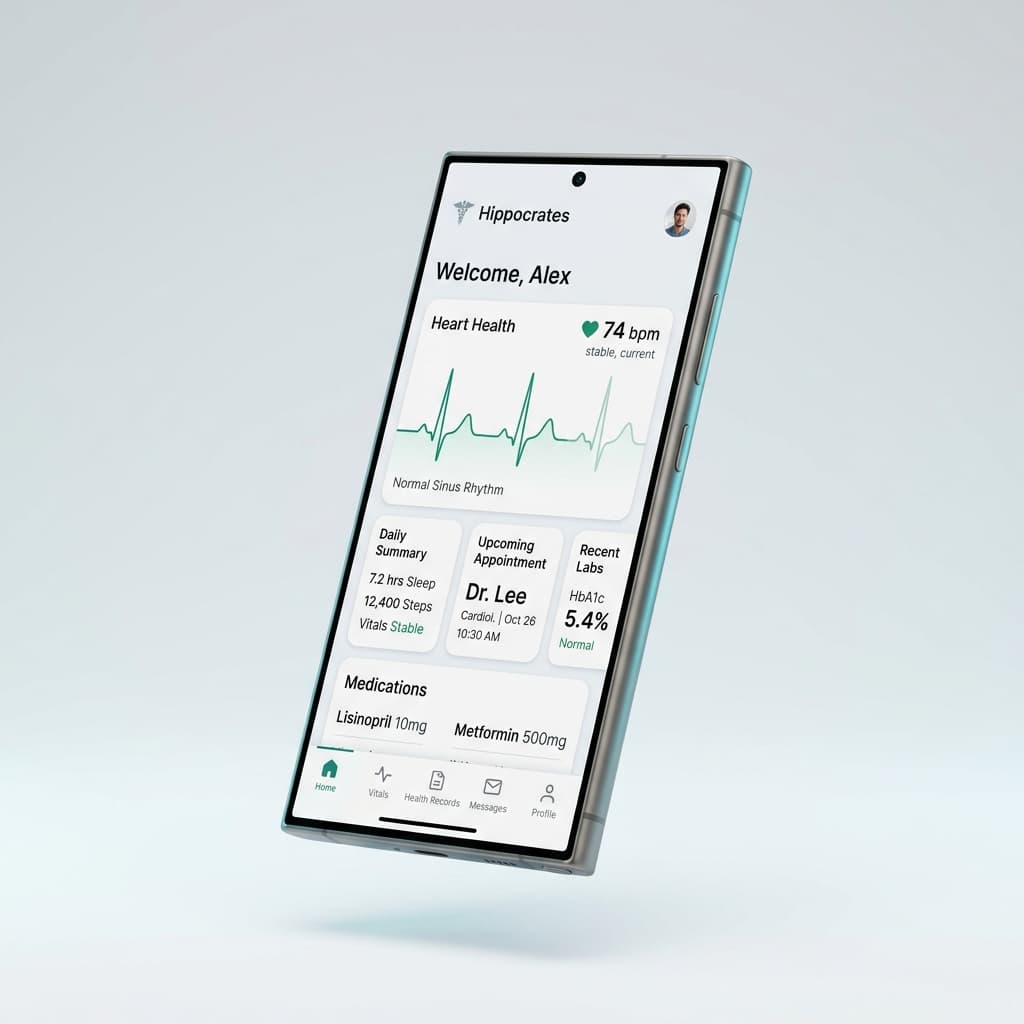 Hippocrates Android Mobile Experience